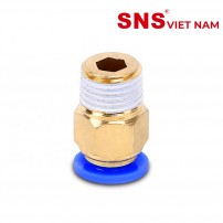 Đầu nối thẳng ren ngoài PC10/ PC12/ PC14/ PC16
